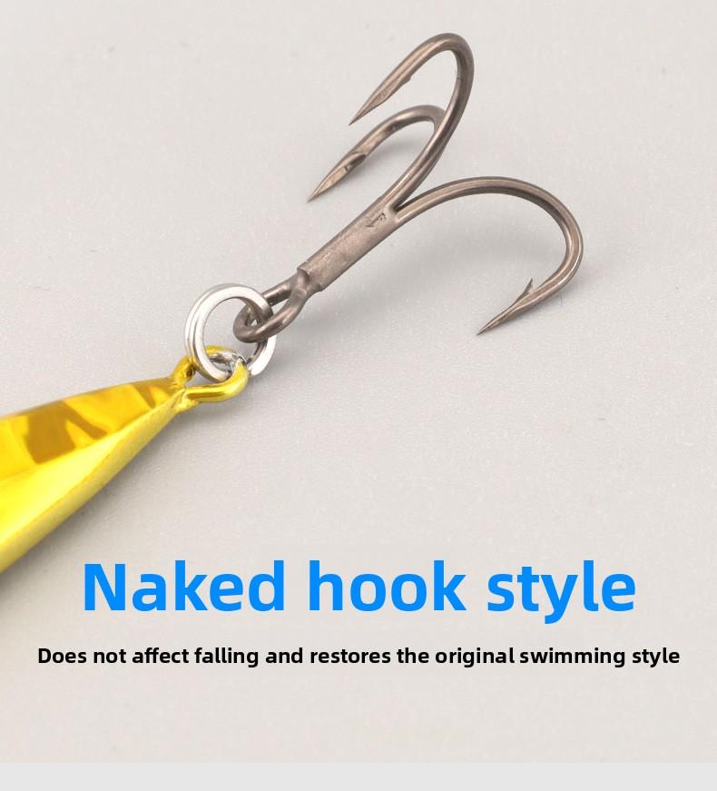 TWM Wave Shore long-range lure, floating metal lure, artificial bait, lead fish metal fishing gear, suitable for fishing for flagfish