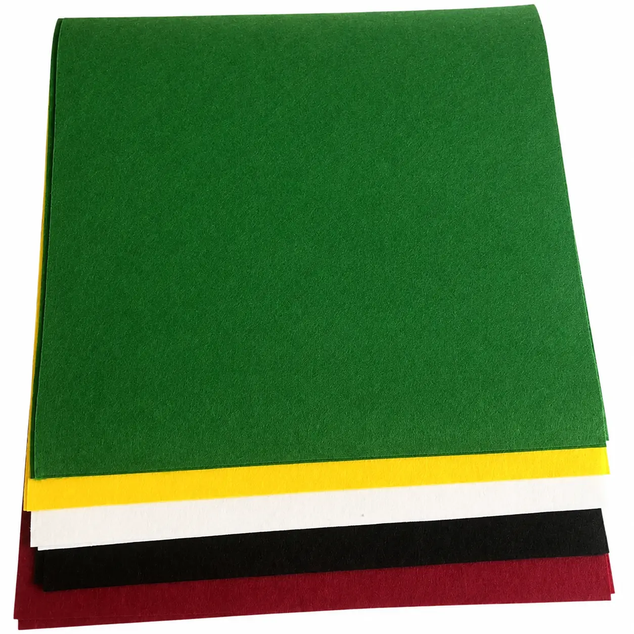 Eco-Friendly 1mm Thick Felt Fabric Sheet – 50cm x 50cm Multi-Color Assortment for Preschool Learning Activities, Safe Non-Toxic Craft Material Ideal for Cutting, Sewing, and Hands-On DIY Educational Projects