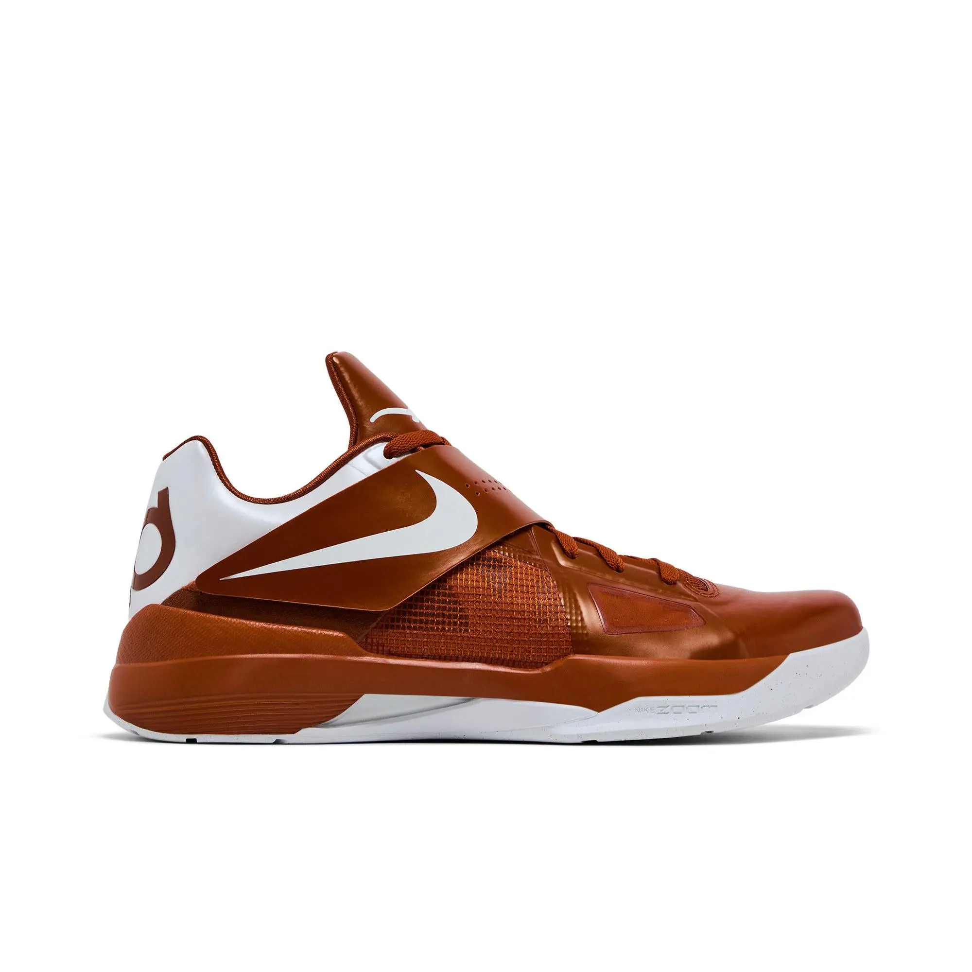 Nike Zoom KD 4 'Texas' 2025 (Unisex) Synthetic Basketball Shoes, Desert Orange/White, Style Code IB3555-800