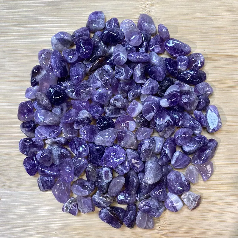 Natural Light Amethyst Crystal Stone, 100g Gravel Stone, Crystal-Decorated Gifts, Home & Office Decoration, Elegant Decorative Piece