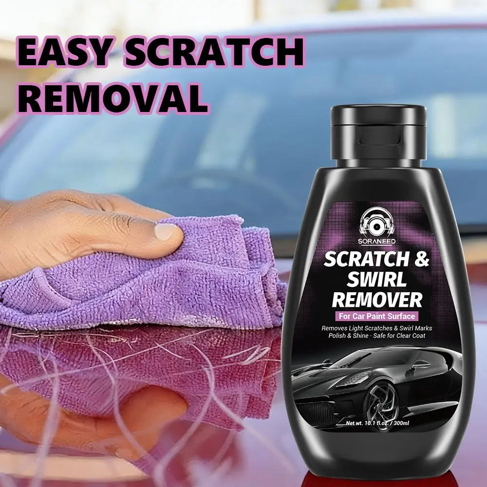Household Concentrated Scratch Repair Wax, Easily Fix Minor Car Paint Scratches, Brighten Car Surface Gloss, Gentle Formula Does Not Hurt Paint Layer, One Step Restore Original Shine