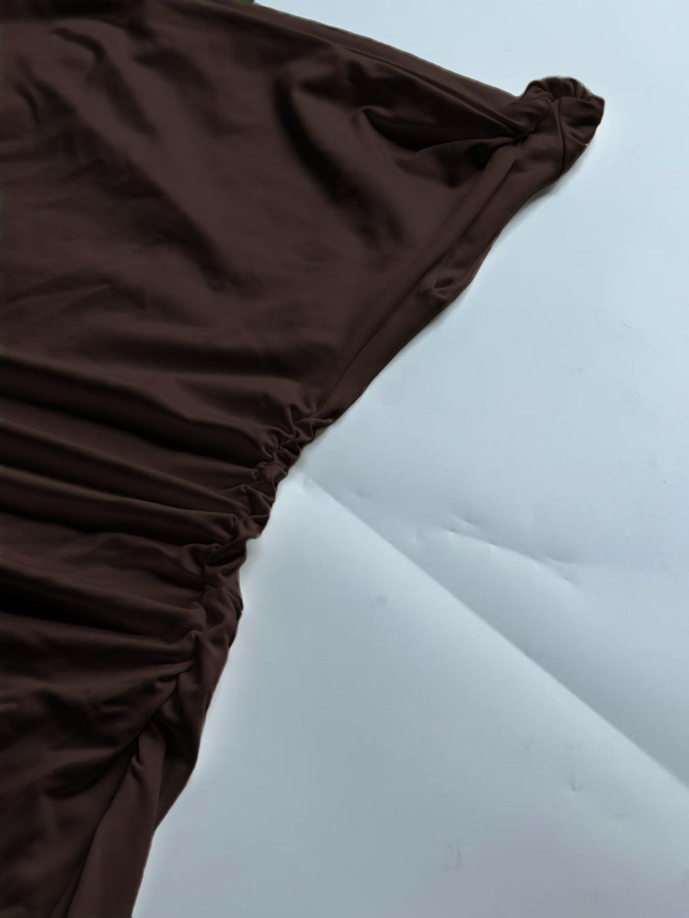 Spring Summer New One Shoulder High Slit Evening Dress, Formal Wear, Slim Fit A-Line Floor-Length Gown, Elegant Party Wedding Dress