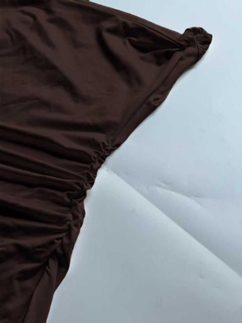 Spring Summer New One Shoulder High Slit Evening Dress, Slim Fit A-Line Floor-Length Gown, Elegant Party Wedding Dress