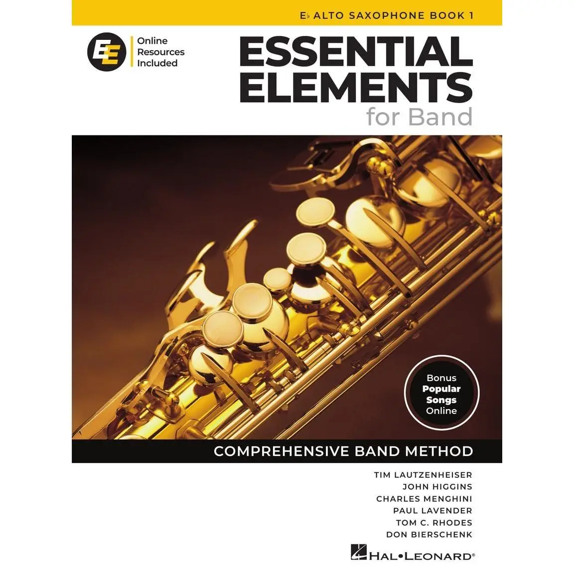 Essential Elements for Band – Eb Alto Saxophone Book 1 with EEi Online Resources Eb Alto Sax Method Songbook and Sheet Music with 250+ Video Lessons and Updated Repertoire Comprehensive Band Method