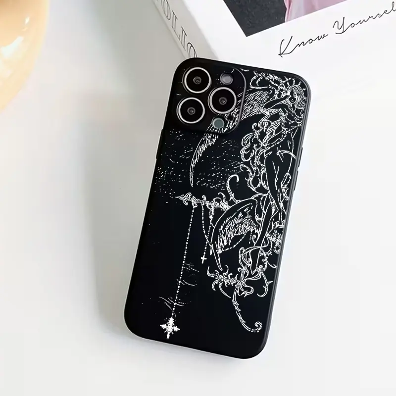Suitable Ins Style Creative Fashion New Mobile Cover Simple Full-Package  Protective Shell For IP17 16 15 14 13 12 11 Pro Max Plus Air and SAMS- Phone Case Cover as Perfect Gift Get Ready for Halloween