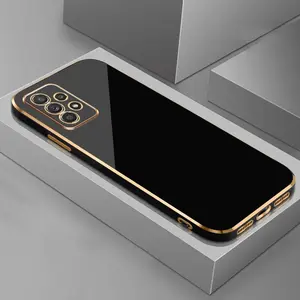 Luxury Plating Case For Samsung Galaxy A56 A54 A53 A55 A52 A34 A32 A72 A73 A23 A24 A33 A22 5G A52S A71 A51 Silicone Phone Cover