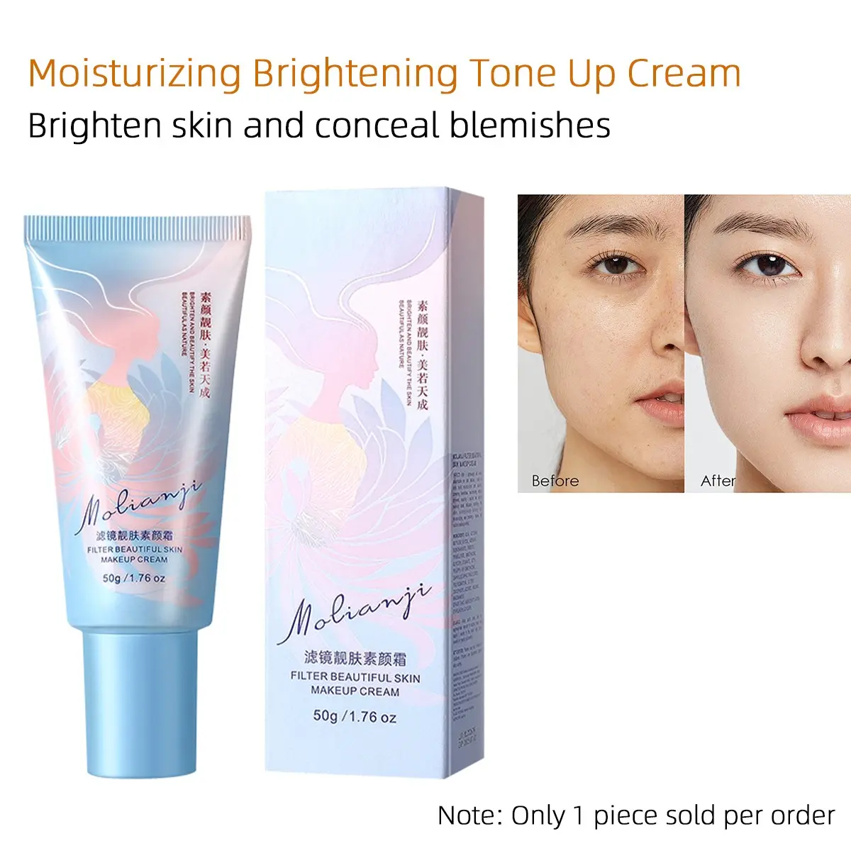 Hydrating Radiant Primer, Waterproof Sweat-Resistant, Lightweight Smooth Application, Even Skin Tone, Flawless Perfect Base Makeup, Makeup Base Cream