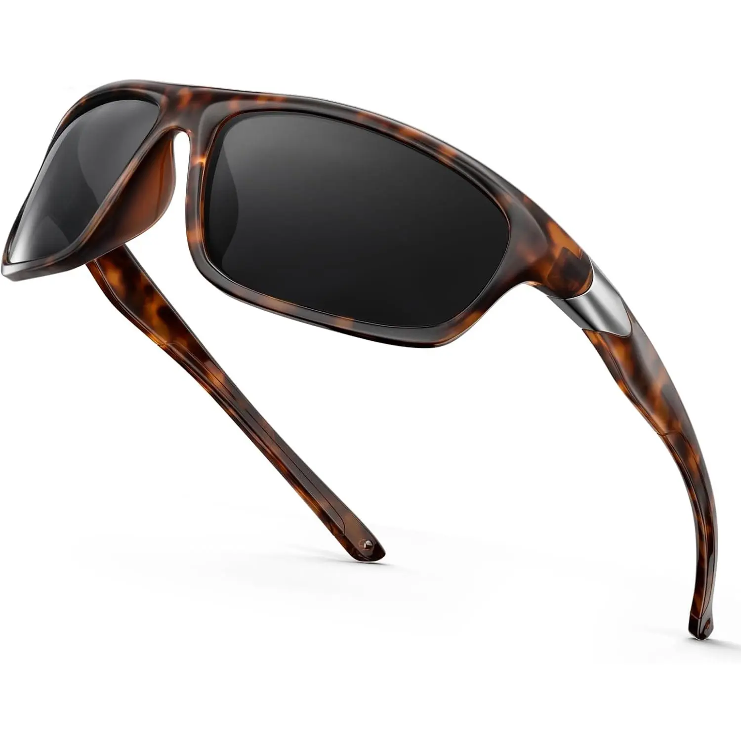 Polarized Bifocal Reading Sunglasses,TR90 Wrap  Bifocal Build-In Sun Readers, Fishing/Driving