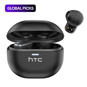 HTC NE16 Translation Wireless Earbuds, App Supported 134 Languages, BT 6.0, 35-Hour Playtime, Wireless Charging Case, IPX5 Waterproof Stereo Earphones with Built-in Microphone, Clear Calls, Compatible with Android and iOS #GLOBAL PICKS