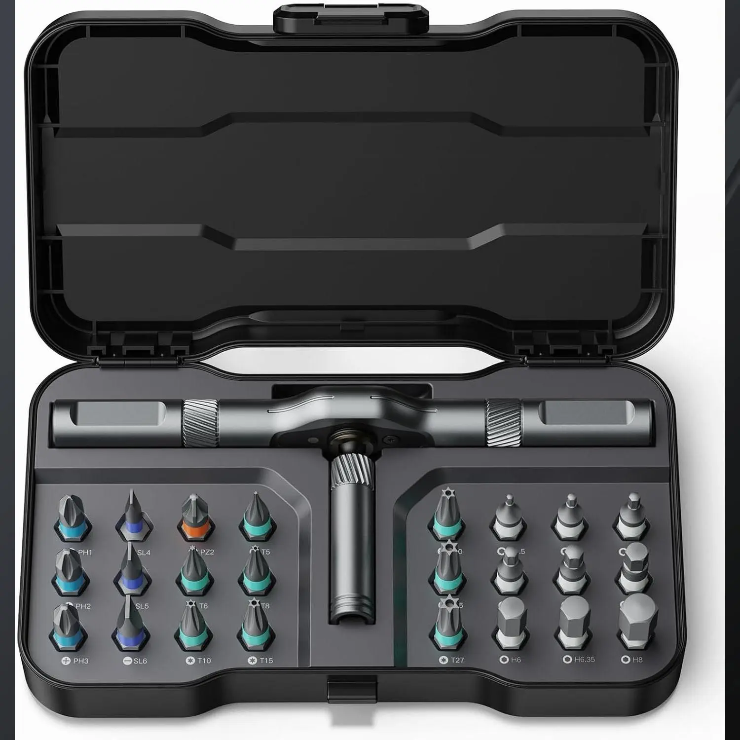 Ratchet Screwdriver Socket Combination Set, Cross and Straight Multi-Functional Car Tire Repair Tool, Emergency Disassembly Kit, Socket Sets