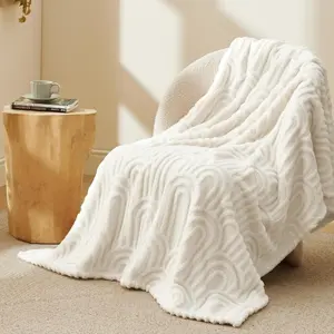 Ultra Soft Plush Fleece Throw Blanket, Bedding Throw, for Couch Sofa Bed, All Season Cozy Decorative Blanket, Home Bedroom Dorm Hostel Camping Blanket, Perfect Warm Gift for Women Girls, Lightweight Breathable Reversible Bed Throw for Indoor Outdoor Use