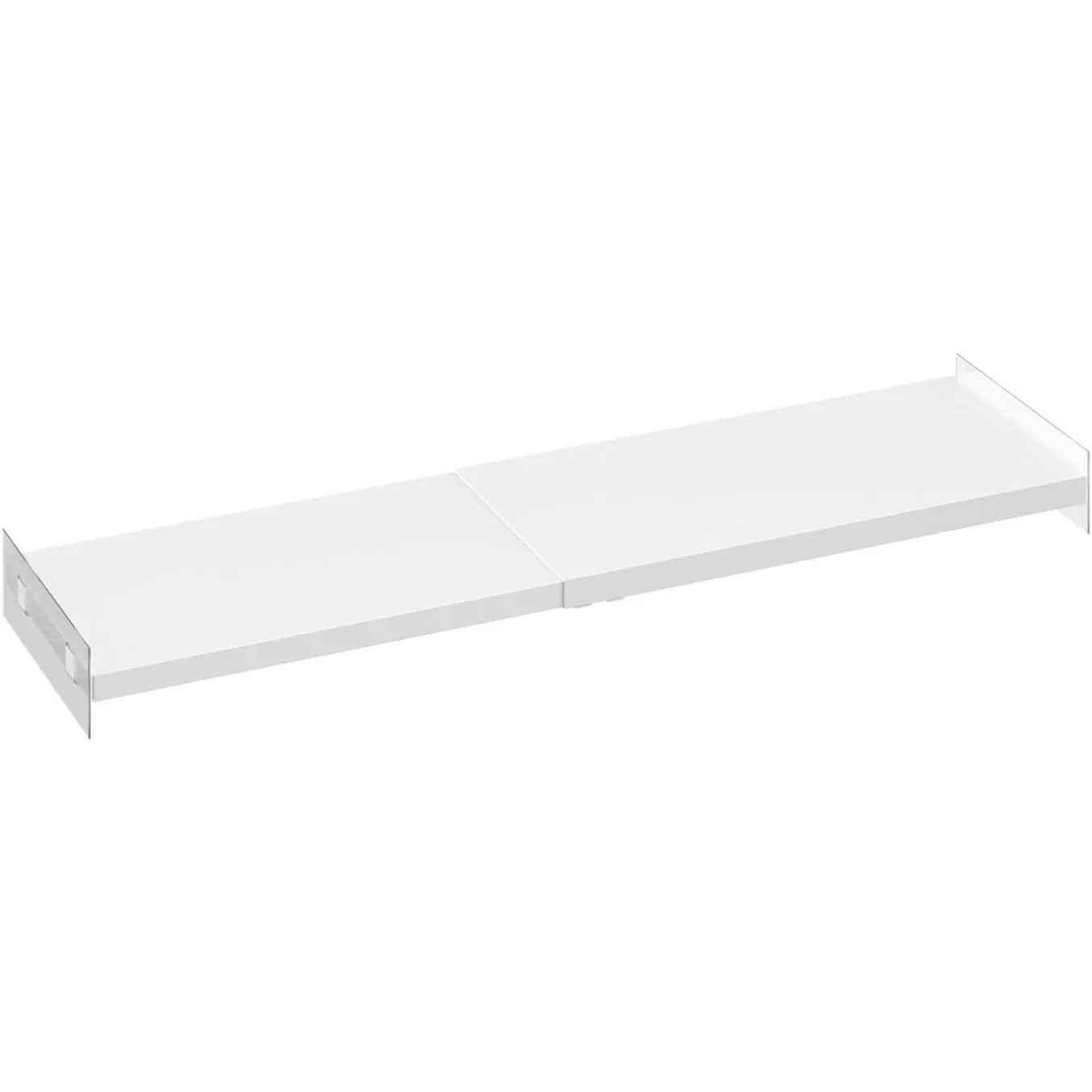 26-38in Expandable Tension Shelf 1 Pack 11.8"D for Closet Cabinet Pantry