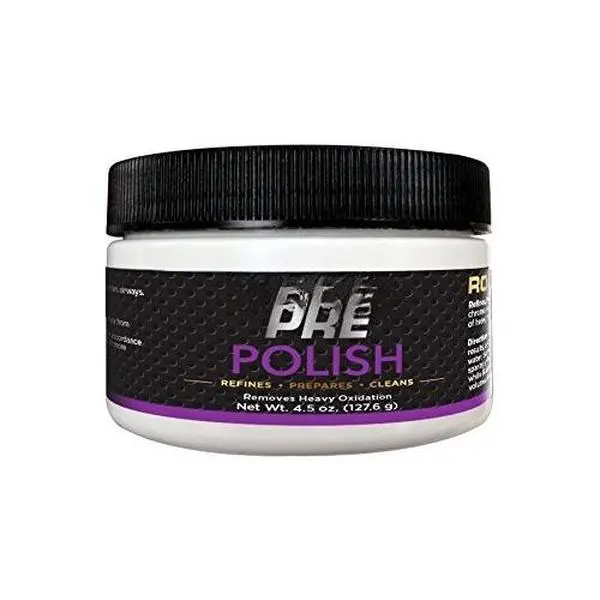 Pre-Polish Paste - Stain and Oxidation Remover for Heavily Oxidized, Discolored and Corroded Metal, Clear Coated and Gel-Coated Surfaces, 4.5 Ounces, 1 Pack