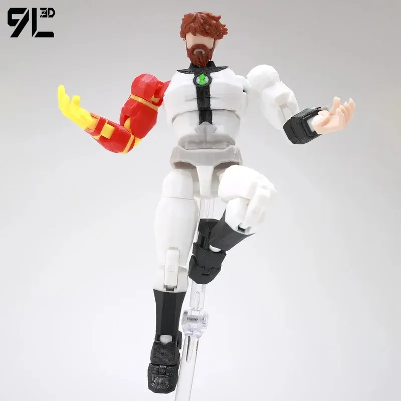 9L3D Ben Tennyson A Movable Joint Action Figure From The Teenage Mutant Ninja Turtles Series Dummy13 Lucky13 Collectible For Boy