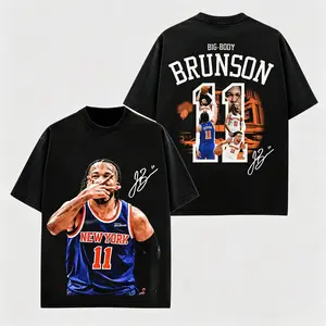 [100% Cotton] Jalen Brunson 11 Shirt Premium Cotton, Brunson Burner Shirt, Captain Clutch Fans, Knicks Nation Fans, The Orange & Blue Fans, Wonder Boy Shirt, Basketball Hoodie, Game Day Fit.