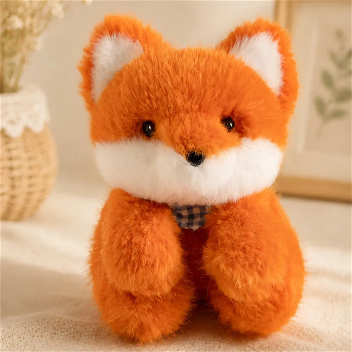 Cute Fox Plush Toy, Huggable Stuffed Animal, Perfect Gift for Kids, Ideal for Birthdays, Valentine's Day, Mother's Day, Thanksgiving, Christmas