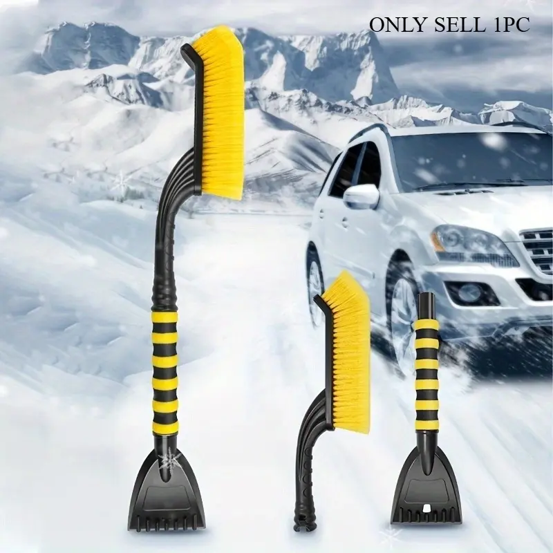1pc Car windshield deicer Multi-functional deicing and snow shovel brush for winter defrosting and snow removal