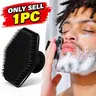【Black Friday】Men's Silicone Face Scrubber Brush with Easy-Grip Handle, Gentle Exfoliating and Massaging Tool for Deep Cleansing and Smoother Shaving