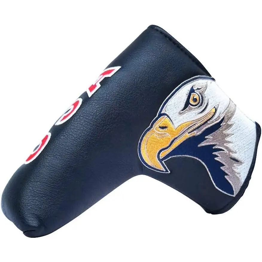 Golf Blade Putter Cover Golf Putter Headcover Synthetic Leather Closure for Scotty Cameron Odyssey Blade Taylormade Ping