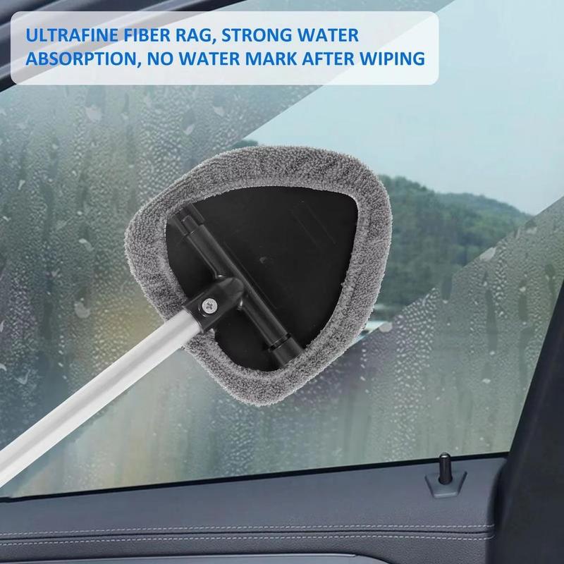 Microfiber Window Glass Cleaning Brush Car Windshield Cleaning Brush Set With Pad Extendable Handle Scraper Mist Eliminator Valentine's Day gift Tiktok Shop Microfiber Window Glass Cleaning Brush Car Windshield Cleaning Brush Set With Pad Extendable Handle Scraper Mist Eliminator Valentine's Day gift Tiktok Shop