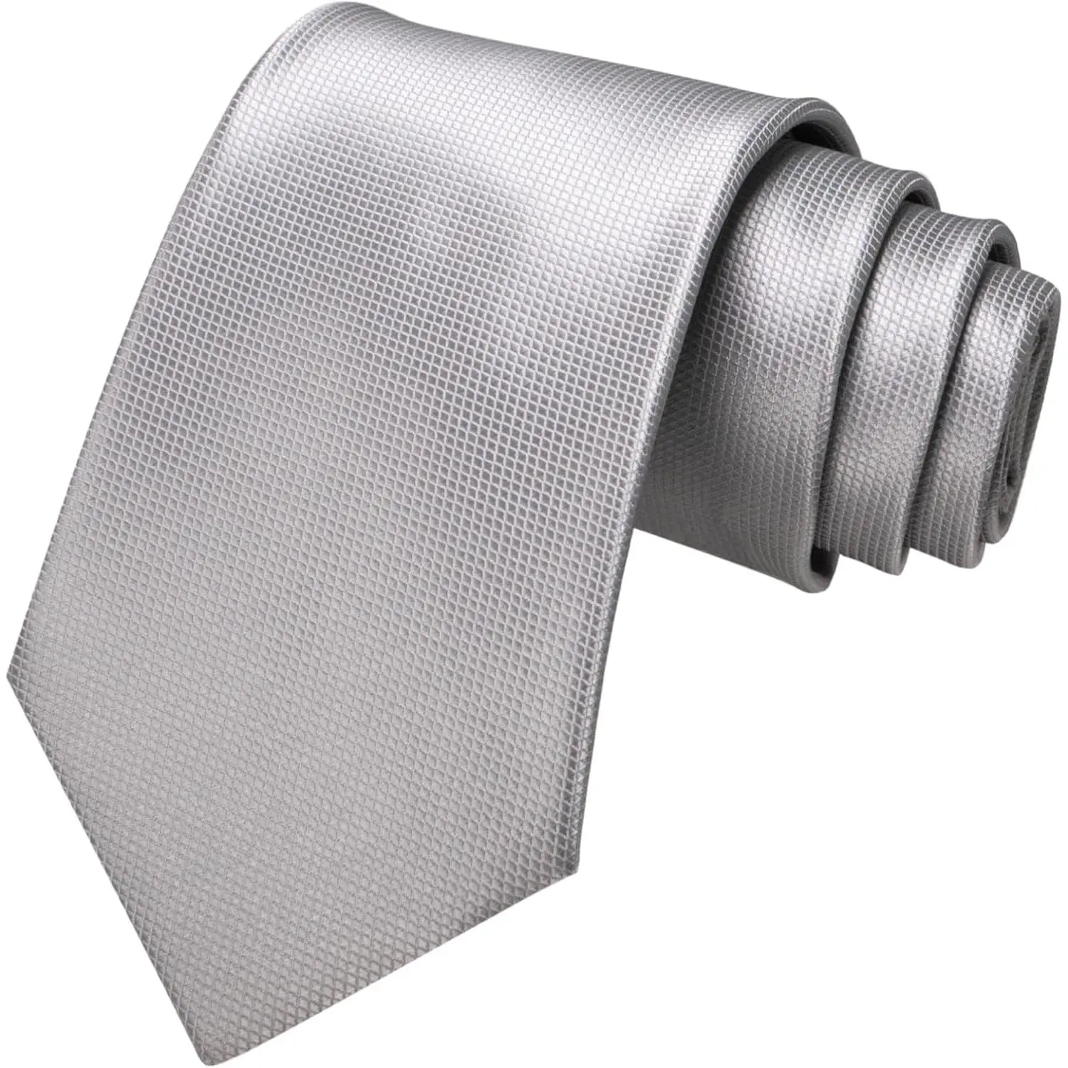 Men's Solid Color Necktie, Clothes Accessory with Neat Construction, Smooth Fabric, Polished Finish for Business/Wedding Occasions, Classy Outfits