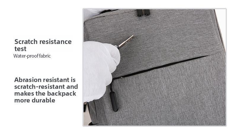 2026 Casual Men's Backpack Waterproof and Shockproof 15.6inch Laptop Bag Outdoor Lightweight Commuting Backpack