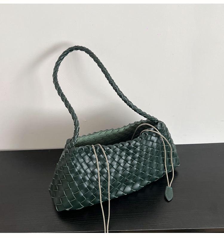 MLS6253 Hand-woven Underarm Bags for Women 2025 New Retro Portable Shoulder Bags Big and Small Bags
