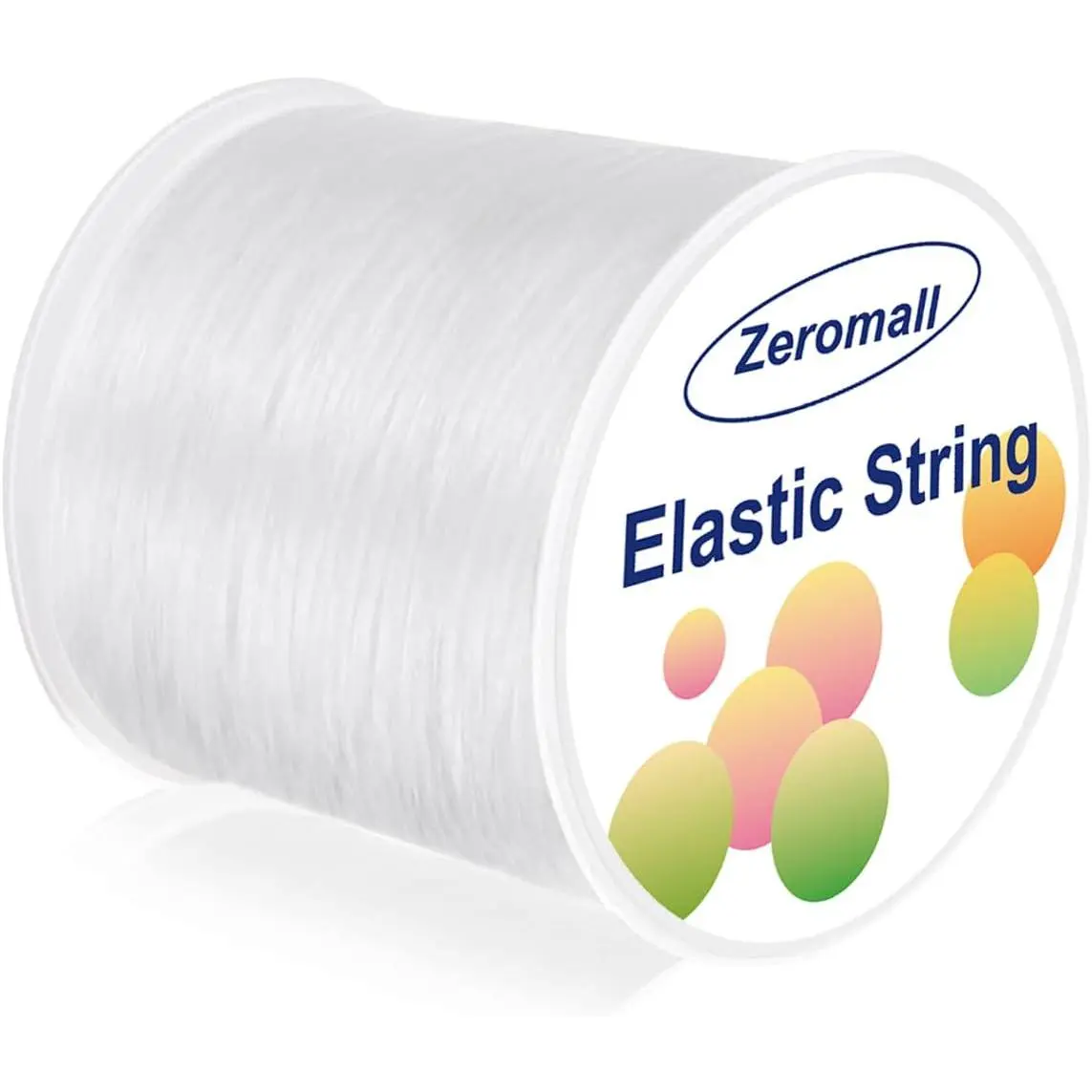 1mm Elastic Bracelet String Cord, 100m Long High Stretch Beading Thread, Strong & Knot-Secure, for DIY Bracelets, Beads Jewelry Making (1 Roll)