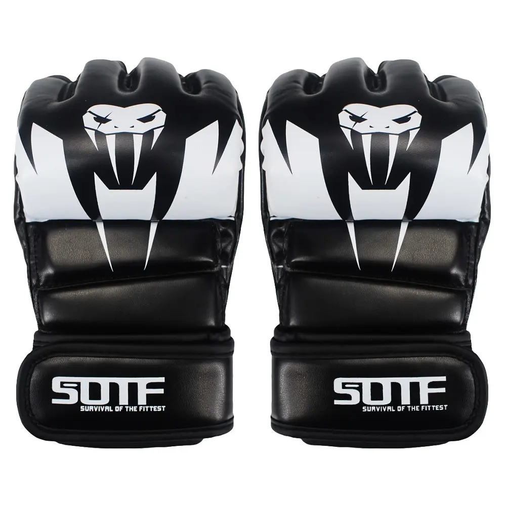 mma gloves boxing gloves  muay thai boxeo  gym gloves Durable synthetic leather Shock absorbing  Muay thai training