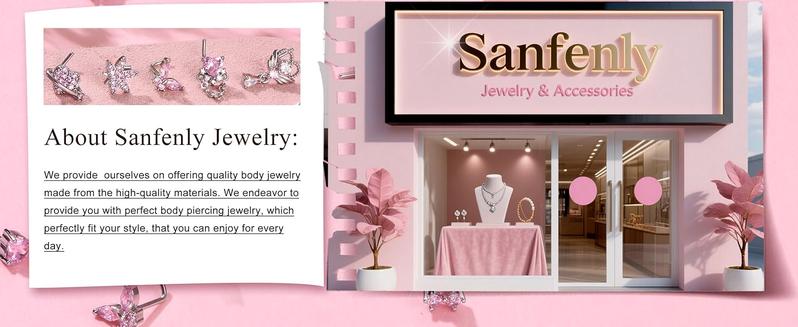 Sanfenly 12 PCS 20G Nose Rings Surgical Stainless Steel, L Shaped Nose Studs for Women Men, CZ Heart Butterfly Flower Leaf Moon Dangle Cute Nose Piercings Studs Screw Jewelry Pink/Purple/Blue/Clear