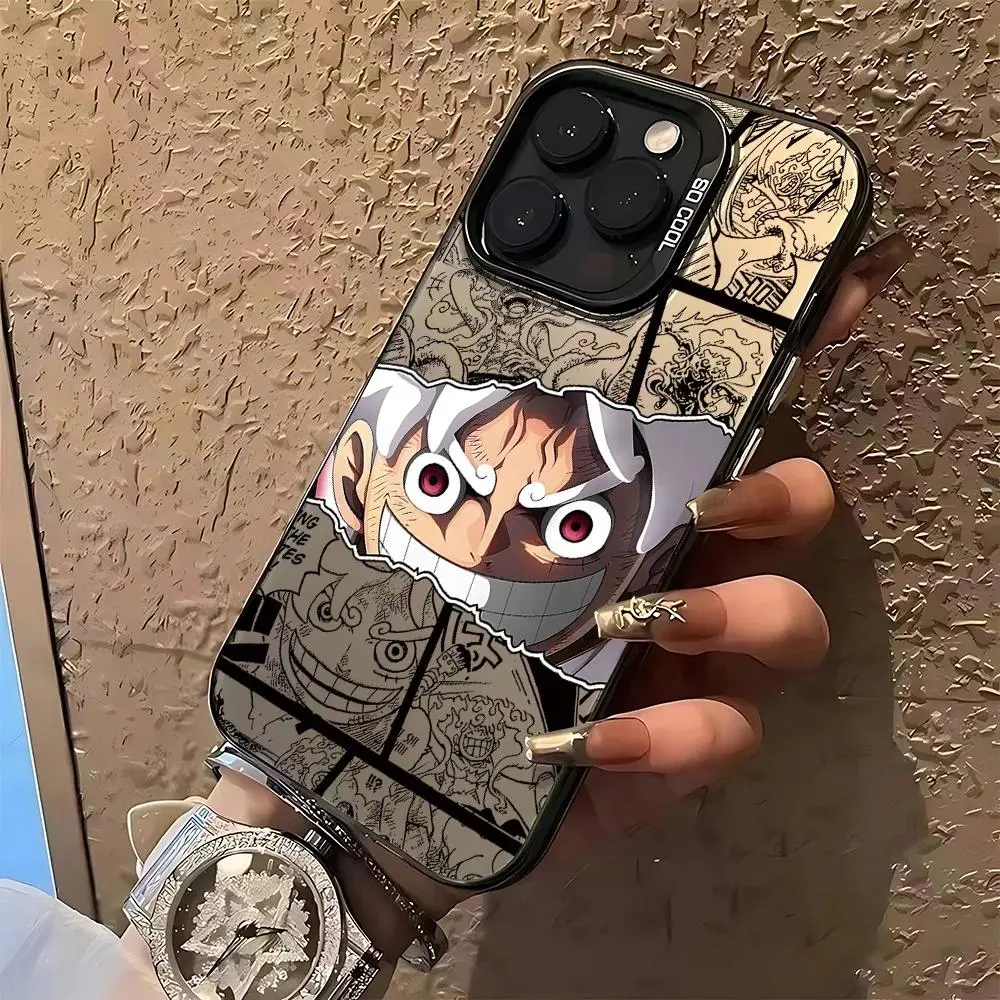Zoros Durable Shockproof Smartphone Back Case with Camera Protection, cyb-rcy264245a6 Contemporary Art Polyester Printing Handheld Accessory for iPhone 11-17 Air/Pro Max/Plus Devices