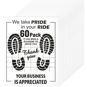 60 count Paper Floor Mats for , 16"x20" Disposable  Floor Mats with  Paper + PE  Layer, Temporary  Floor Protector, Paper Mats for  Details