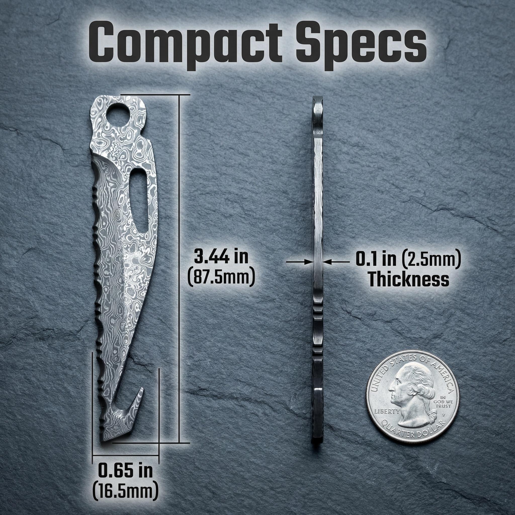 VG10 Damascus MAIN BLADE&SAW BLADE Combination pack  for LEATHERMAN CHARGE TTI/WAVE