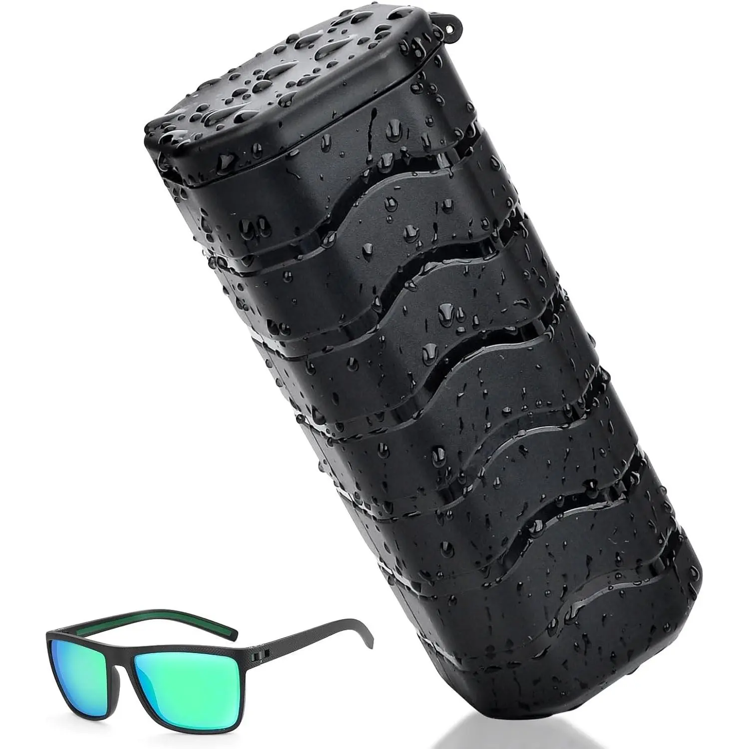 Hard Shell Sunglasses Case, Military-Grade Crushproof & Water-Resistant Protective Case for Outdoor/Travel - Compatible with Meta, Ray-Ban, Oakley, Maui Jim & 200+ Premium Sunglasses(Gift)