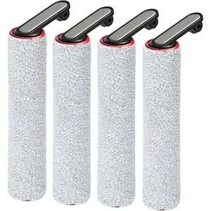 Roller Brush  Compatible with  H12 Pro, H12 , G10 Pro Cordless Wet Dry Vacuum Cleaner Accessories, 4 Pack Roller Brushes