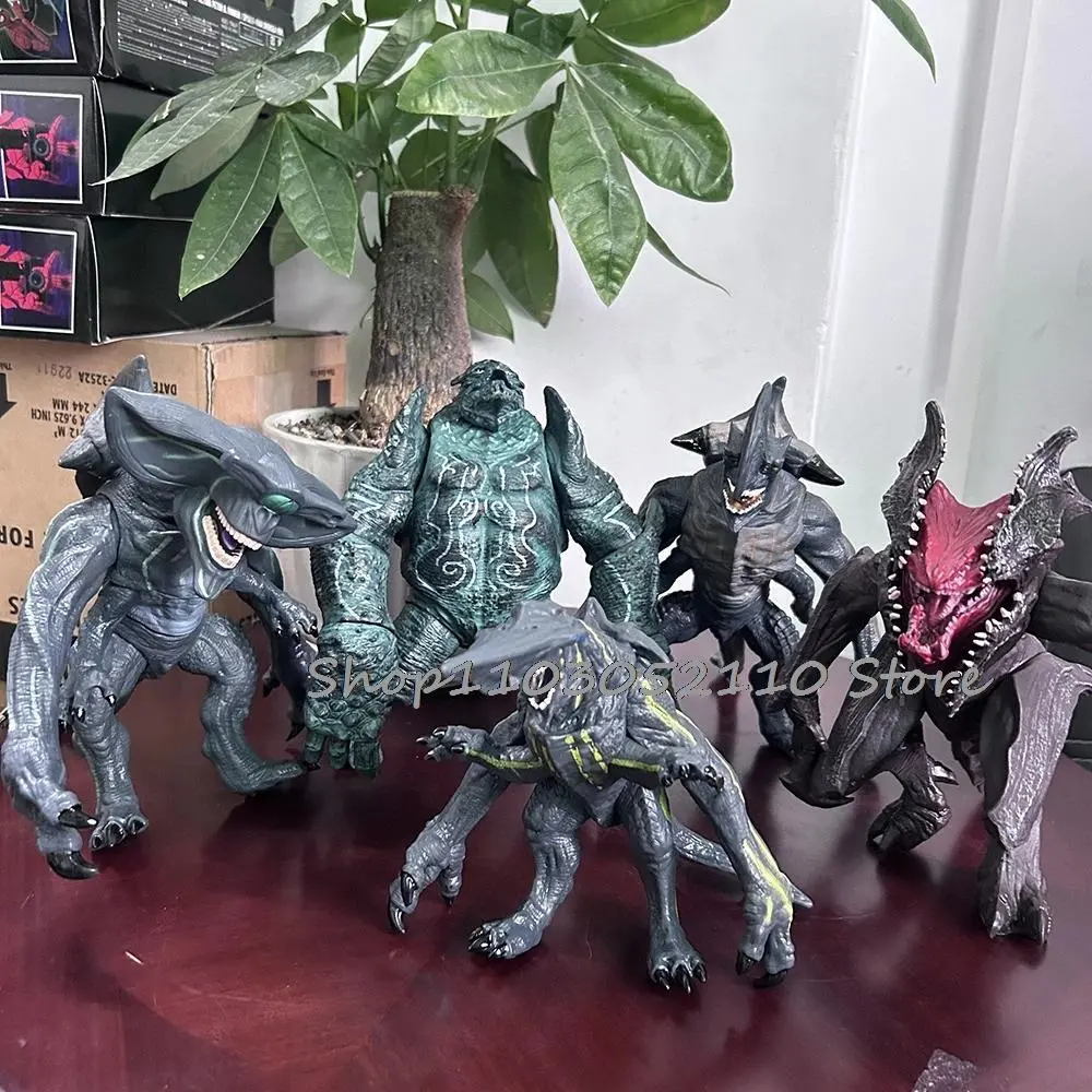 New Monsters Figure 5 Style Scunner Leathback Mega Kaiju Trespasser Knifehead Figurine Pacific Rim Model Christmas Gifts