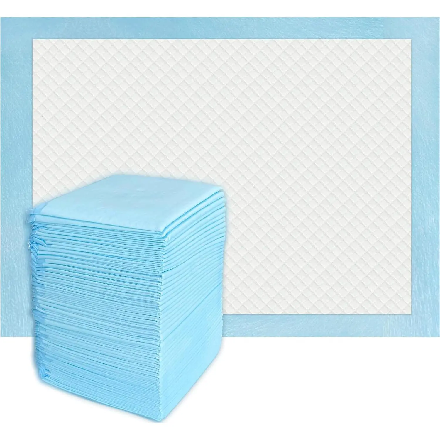 Super Absorbency Disposable Diaper Pads  Baby, Puppy and Adults, Disposable Changing Underpads  Baby, 50 Count, 17" x 13''