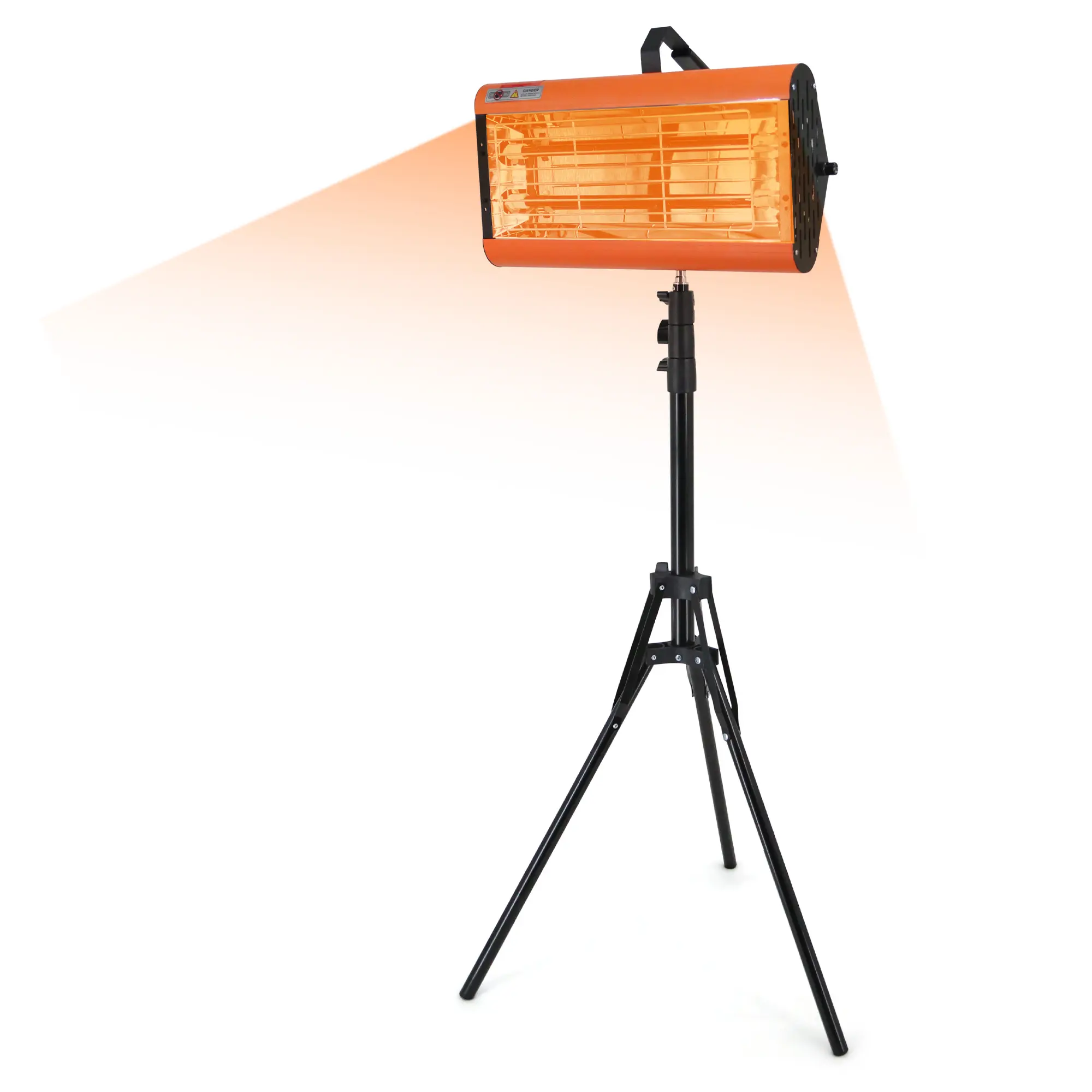 2000W Infrared Paint Curing Lamp, Handheld and Stand, 0-90 Min Timer, 110V, 3.55 Sq Ft Coverage