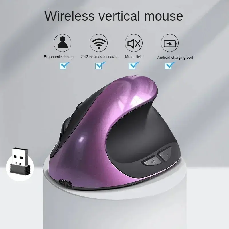 Ergonomic High Precision USB Wired Optical Mouse for Work & Play - Comfortable Reliable Mouse for PC & Laptops