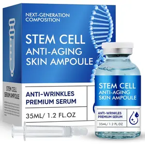 Stem Cell Face Serum – Hydrating Anti-Aging Facial Essence for Firmer-Looking Skin, Supports Skin Moisture & Renewal, Helps Improve Appearance of Fine Lines & Uneven Texture, Suitable for Microneedling or Daily Skincare Use