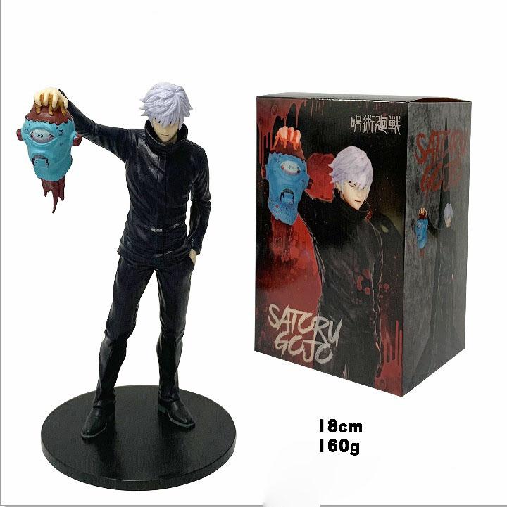 17CM Satoru Gojo Jujutsukaisen Figure Anime Noodle Stopper Animation Model Artwork  Toy Gift Collection Decoration Ornaments PVC