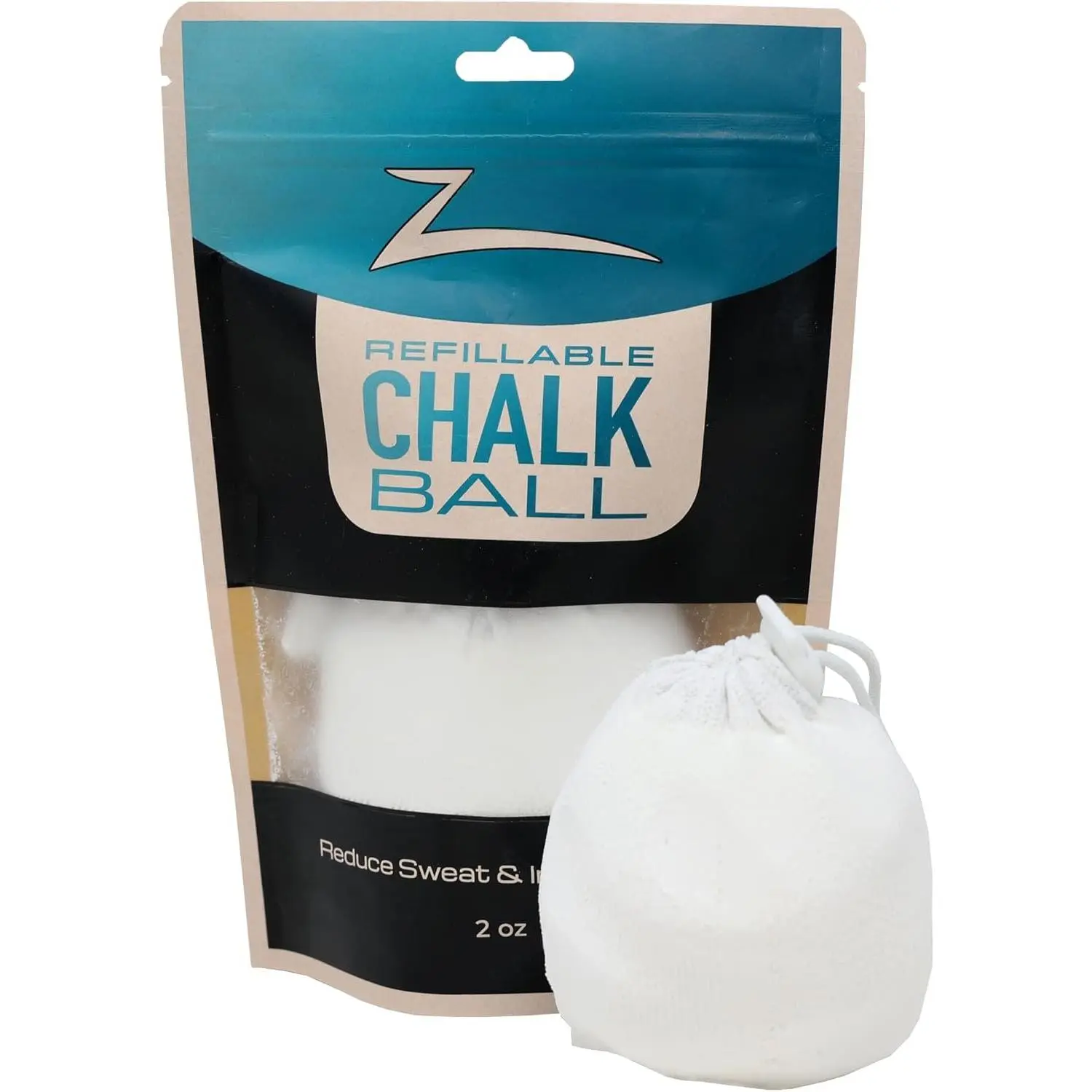 Gym Chalk Ball for Rock Climbing, Gymnastics, and Weightlifting