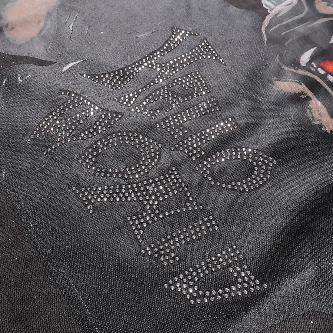 Unisex Shining Rhinestone Diamond Cropped T-Shirt, Oversized Loose Cotton Short Sleeve, Crew Neck Y2K Streetwear, Bling Sparkly Casual Summer Top, Trendy Hip Hop Party Festival Fashion Tee for Men Women