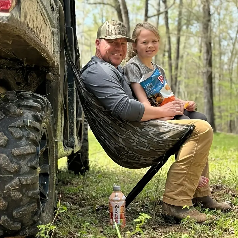 WS--Lightweight Portable Low-Profile Hunting Chair-Adjustable Lumbar Support, Compact Folding Stool for Turkey/Deer Hunting, Camping And Fishing, Stable Concealed Seat