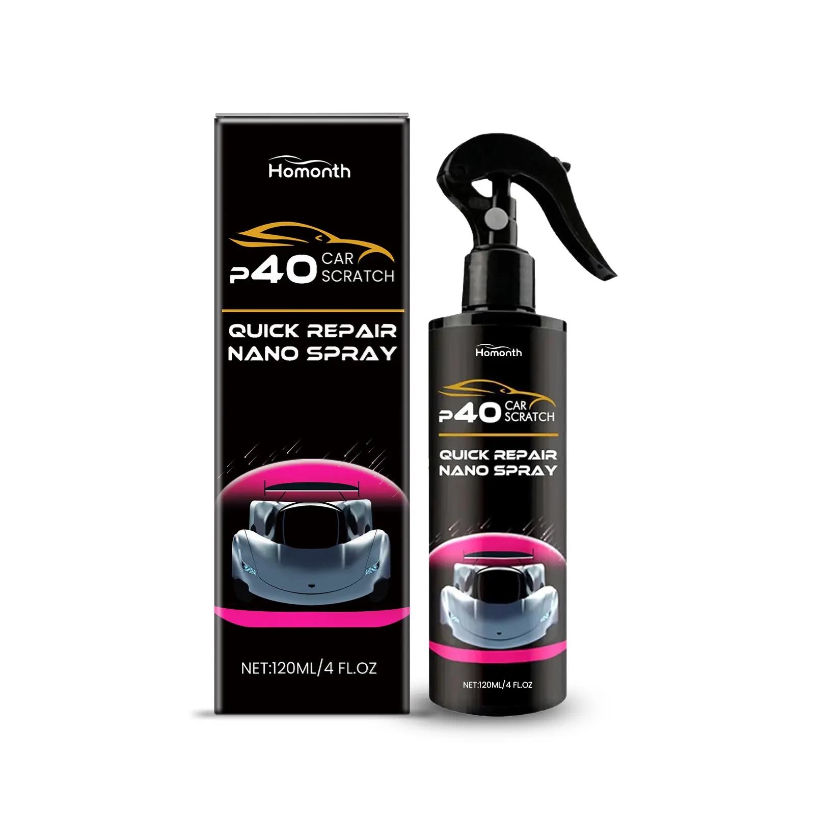 Homonth Nanometer Spray, For Rapid Repair Of Car Scratches, window Polish remove dirt, detergent Polishing And Care Of Car Paint Surface Scratches, automotive detailing, Paint Restoration Polishes, Repair Spray Compound Polishes quick dry product