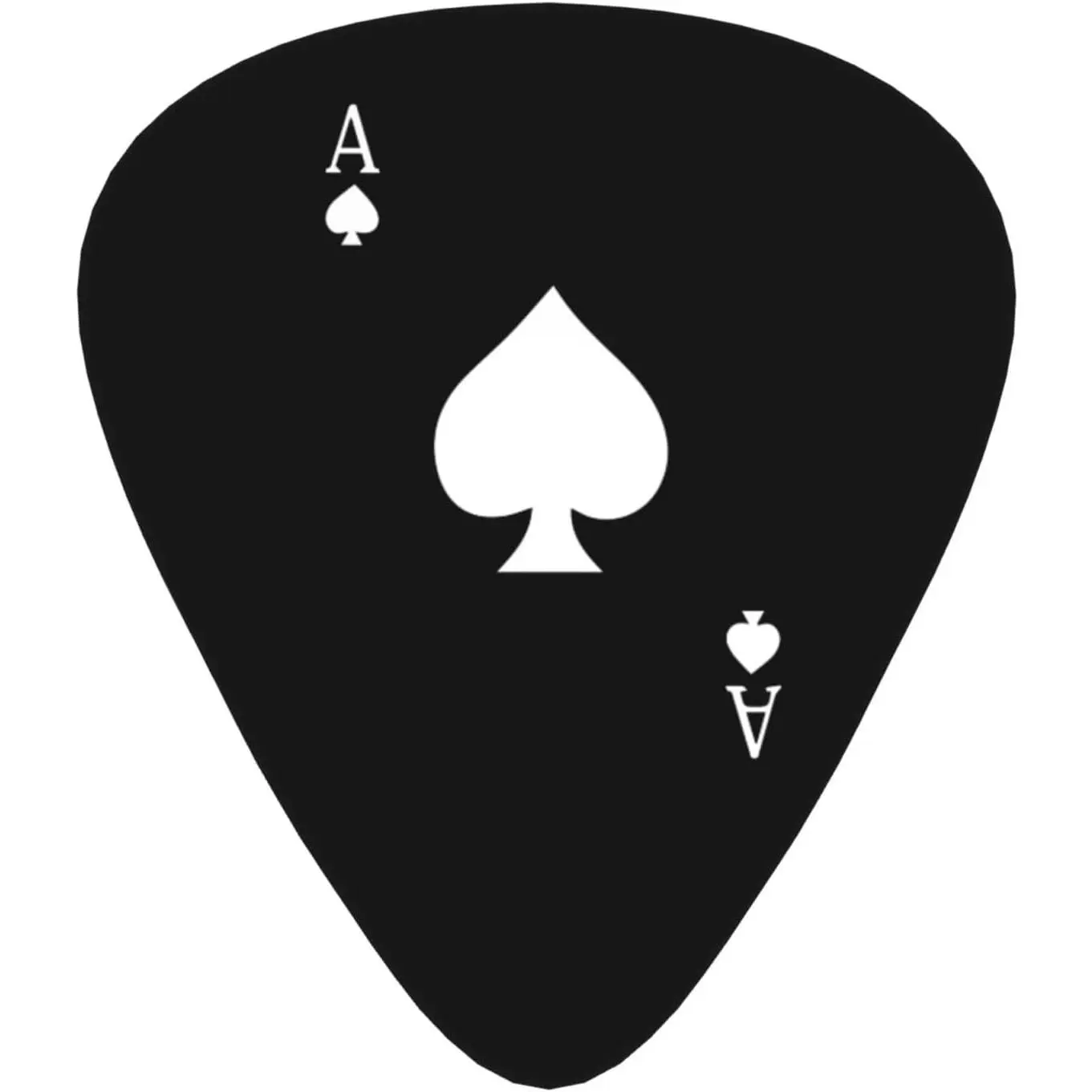 Of Spades  Guitar Picks For Acoustic Guitar Mandolin Bass Electric Guitar 12-Pack Includes Thin Medium Heavy Gauges