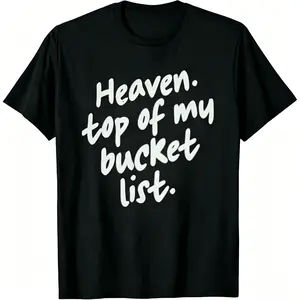 Heaven Top Of My List Trendy Christian Shirt, Psalm Bible Verse, Christian