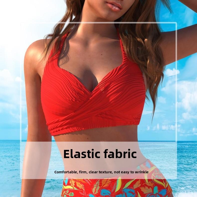 New European and American style two-piece bikini, sexy hot-selling foreign trade bikini beach swimsuit for women