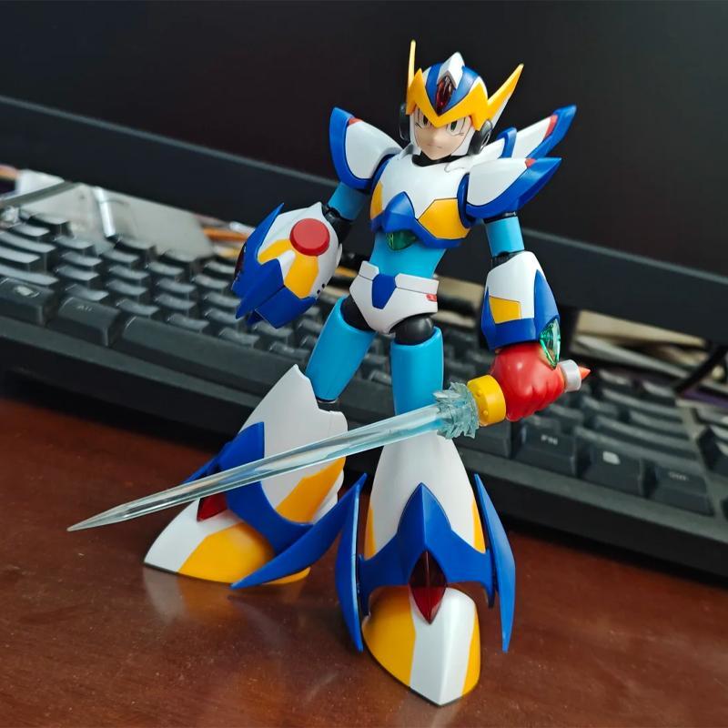 Rockman KP701 X Fifth Form Falcon Armor Model Kit Action Figures Desktop Ornament Doll Mega Man Boy Toy Gift Collectible