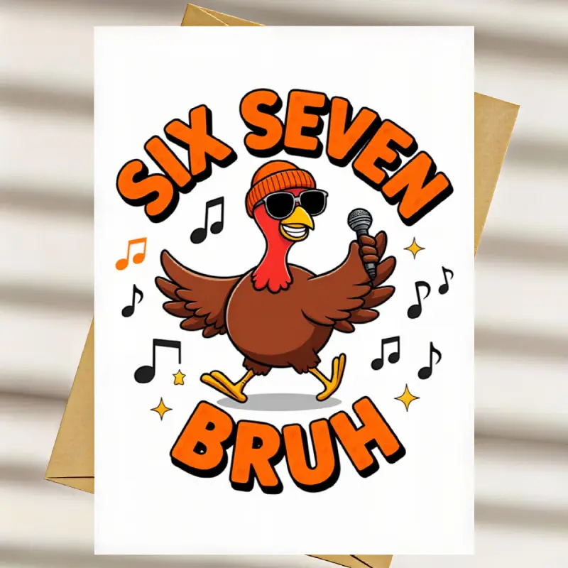 1 funny emoji greeting card featuring a singing chick holding a microphone and music notes. The inside pages are blank. Suitable as a birthday gift for friends or a casual humorous present